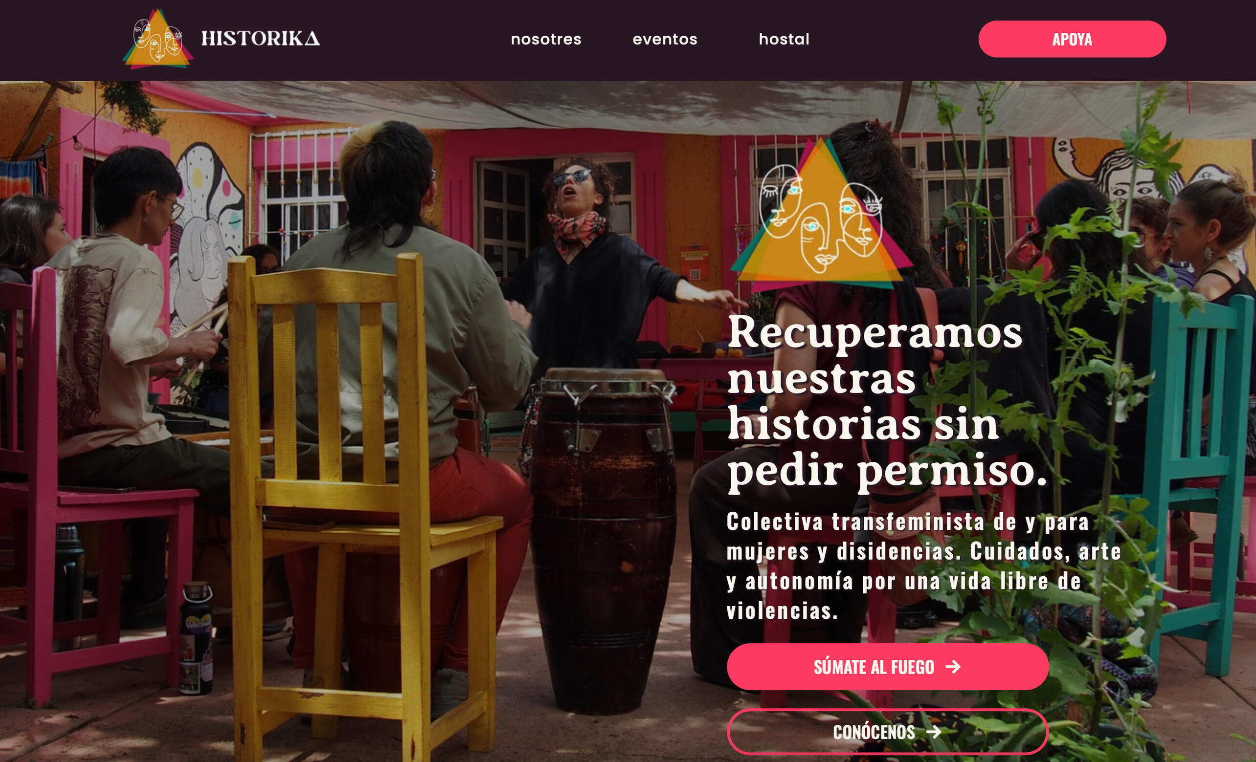 Historika Cultural website homepage Historika Cultural website homepage